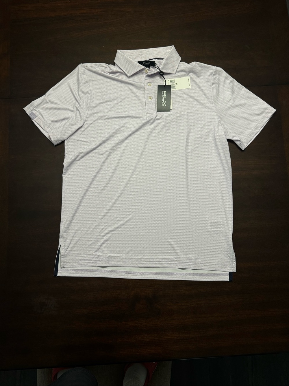 RLX Men's Light Lavender Performance Polo